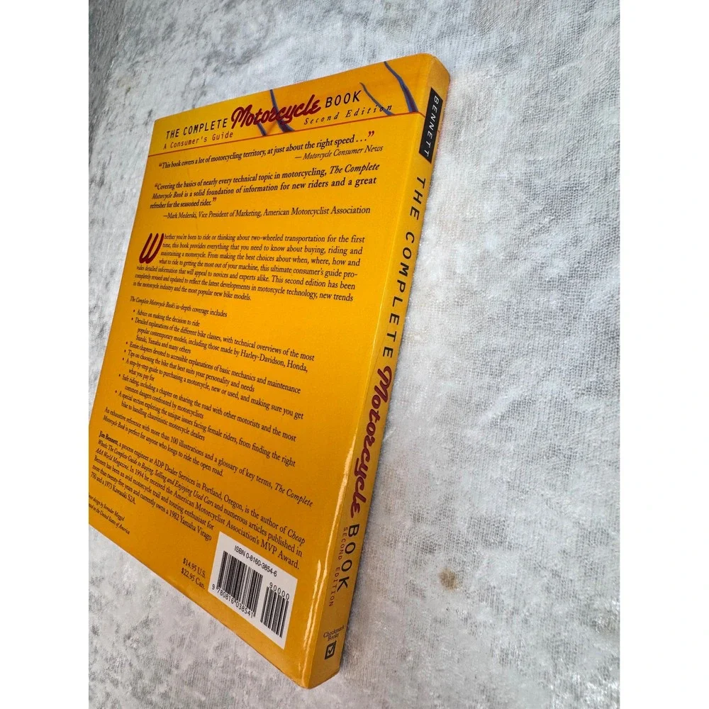 The Complete Motorcycle Book A Consumer's‎ Guide Jim Bennett 2nd Edition